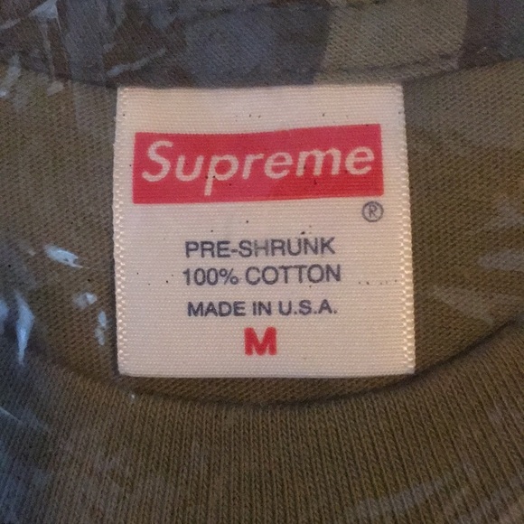 SUPREME NUEVO YORK T-SHIRT SS MENS M MEDIUM CAMO TEE NWT - Picture 3 of 4